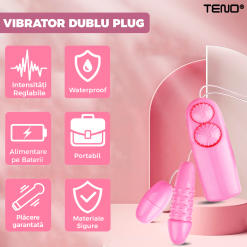 Trứng rung tình yêu cà na 2 đầu gai kích thích mạnh - Ảnh 3