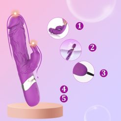 Dương vật giả cầm tay Excitat có nhánh kích thích điểm G rung 7 tần số - Ảnh 4