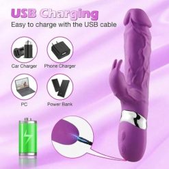 Dương vật giả cầm tay Excitat có nhánh kích thích điểm G rung 7 tần số - Ảnh 9