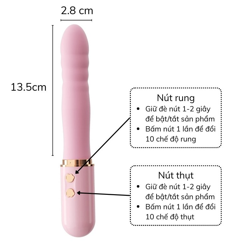Dương vật giả cầm tay rung thụt Ankni MizzZee Mystery 10 chế độ - Ảnh 4