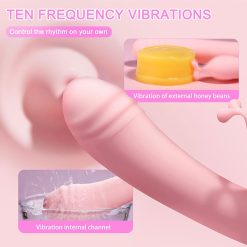 Dương vật giả cong kích thích điểm G nữ Lilo 10 chế độ rung - Ảnh 3