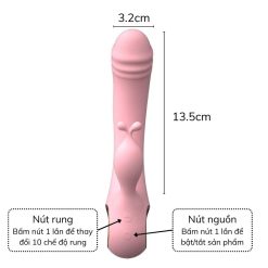 Dương vật giả cong kích thích điểm G nữ Lilo 10 chế độ rung - Ảnh 6