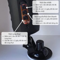 Âm đạo giả gắn tường Jiuai Mofeng rung thụt nhiệt âm thanh - Ảnh 5