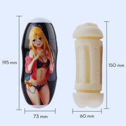 Cốc thủ dâm 2 đầu Snail Cup (âm đạo – hình miệng) - Ảnh 5
