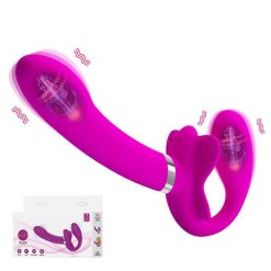Dương vật giả hai đầu cho les Pretty Love Valerie 12 chế độ rung - Ảnh 2