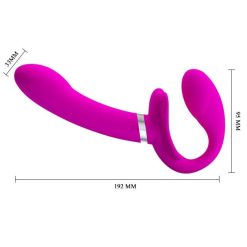 Dương vật giả hai đầu cho les Pretty Love Valerie 12 chế độ rung - Ảnh 3