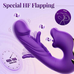 Dương vật giả rung đập kèm đầu lưỡi liếm mút kích thích PT311 - Ảnh 3